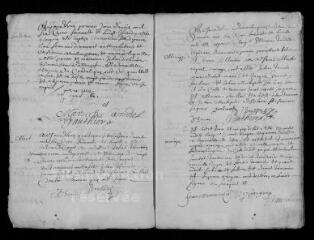 38 vues Registre protestant. Baptêmes, mariages, sépultures (janvier 1668-juin 1671)