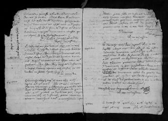 23 vues Registre protestant. Baptêmes, mariages, sépultures (février-décembre 1677), Baptêmes, sépultures (janvier-mars 1678)