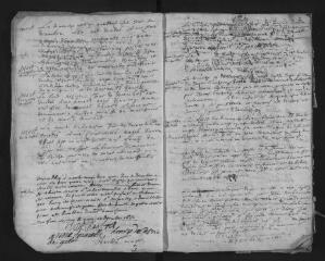 50 vues Registre protestant. Baptêmes, mariages, sépultures (décembre 1680-juin 1685)