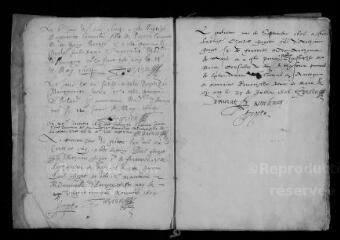 37 vues  - Registre protestant. Baptêmes (février 1596-septembre 1606) (ouvre la visionneuse)
