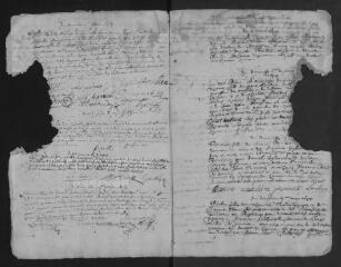 26 vues Registre protestant. Baptêmes, mariages, sépultures (janvier 1678-septembre 1679)