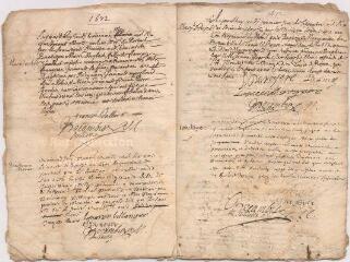 10 vues Registre protestant. Baptêmes, mariages (1672-1673)